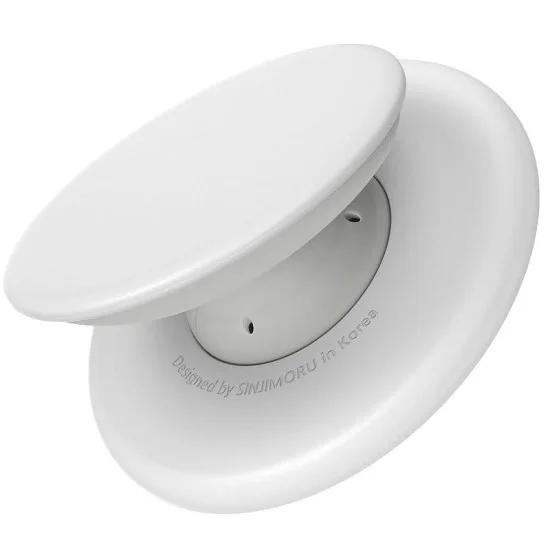 Sinjimoru M-Tap Tok Phone Grip Magnetic Silicone - White